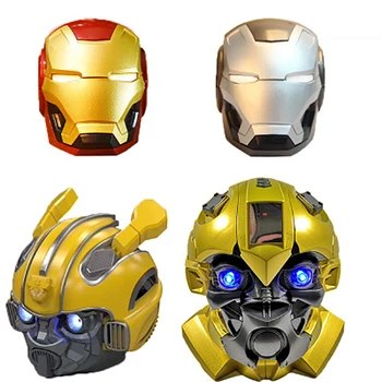 Wireless Portable Stereo Loudspeaker FM Radio USB Mp3 Smart Subwoofer Bluetooth Mini Speaker Bumblebee Iron man Spiderman Helmet
Wireless Portable Stereo Loudspeaker FM Radio USB Mp3 Smart Subwoofer Bluetooth Mini Speaker Bumblebee Iron man Spiderman Helmet