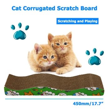 Cat Kitten Paper Cardboard Corrugated Scratch Board Pad S-Shaped Scratcher Bed Mat Claws Care Grinding Nails Cat Scratching Toys
Cat Kitten Paper Cardboard Corrugated Scratch Board Pad S-Shaped Scratcher Bed Mat Claws Care Grinding Nails Cat Scratching Toys
