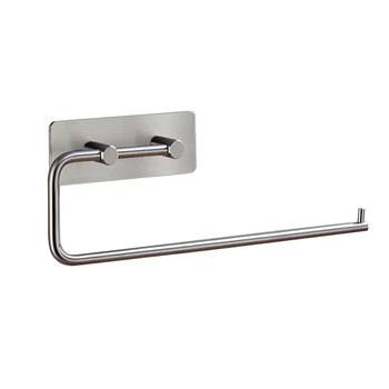 Toilet Paper Punch-free Holder Self Adhesive Stainless Steel Storage Bathroom Kitchen Paper Towel Stick Rotating Rod Tissue Roll
Toilet Paper Punch-free Holder Self Adhesive Stainless Steel Storage Bathroom Kitchen Paper Towel Stick Rotating Rod Tissue Roll