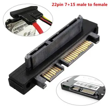 90 Degree Angle SATA 22 Pin (7+15) Male to Female Extension Adapter Converter for Hard Disk Interface Transfer Protectiono7
90 Degree Angle SATA 22 Pin (7+15) Male to Female Extension Adapter Converter for Hard Disk Interface Transfer Protectiono7