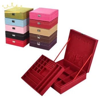 Ring Necklace Storage Organizer Jewellry Box Square Jewelry Box Large Flannel Double Layers Makeup Organizer
Ring Necklace Storage Organizer Jewellry Box Square Jewelry Box Large Flannel Double Layers Makeup Organizer