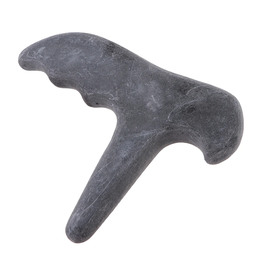 Black Natural Lava Stone Guasha Board Scraping Massage Scraper Tool T Shaped - Effectively on Neck, face, Hand, Back and Foot
Black Natural Lava Stone Guasha Board Scraping Massage Scraper Tool T Shaped - Effectively on Neck, face, Hand, Back and Foot