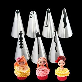 7pcs/set Wedding Puff Skirt Icing Piping Nozzles Pastry Steel Nozzles Pastry Decorating Tips Cake Cupcake Decorator Tool
7pcs/set Wedding Puff Skirt Icing Piping Nozzles Pastry Steel Nozzles Pastry Decorating Tips Cake Cupcake Decorator Tool