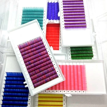 12Rows Eyelashes Maquiagem Make up Mink Lashes Rainbow Color Eyelash Soft Cilios Light Natural 8 color
12Rows Eyelashes Maquiagem Make up Mink Lashes Rainbow Color Eyelash Soft Cilios Light Natural 8 color