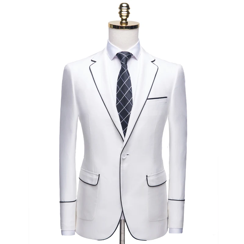 High quality brand men's suit 2 piece set (jacket + pants) white red wedding party men's dress suit S-3XL
High quality brand men's suit 2 piece set (jacket + pants) white red wedding party men's dress suit S-3XL