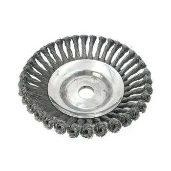 Lawn Mower Weeding Head Steel Wire Weeding Brush Twisted Wire Bowl Type Rotating Wire Wheel Garden Tools Weed Brush
Lawn Mower Weeding Head Steel Wire Weeding Brush Twisted Wire Bowl Type Rotating Wire Wheel Garden Tools Weed Brush