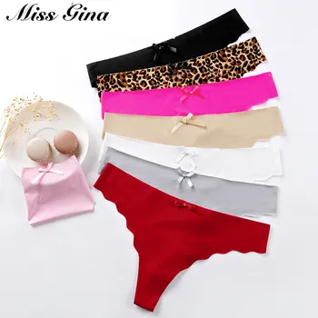 2020 Woman Underwear Panty Sexy Thong Leopard Female T-back Panty Soft G-string Seamless Thong For Woman Underwear Panties 1pcs
2020 Woman Underwear Panty Sexy Thong Leopard Female T-back Panty Soft G-string Seamless Thong For Woman Underwear Panties 1pcs