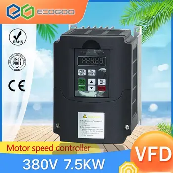 7500W 10HP Variable Frequency Drive Vector Control 400Hz vfd inverter for spindle/motor,input 380V 3phase output 380
7500W 10HP Variable Frequency Drive Vector Control 400Hz vfd inverter for spindle/motor,input 380V 3phase output 380
