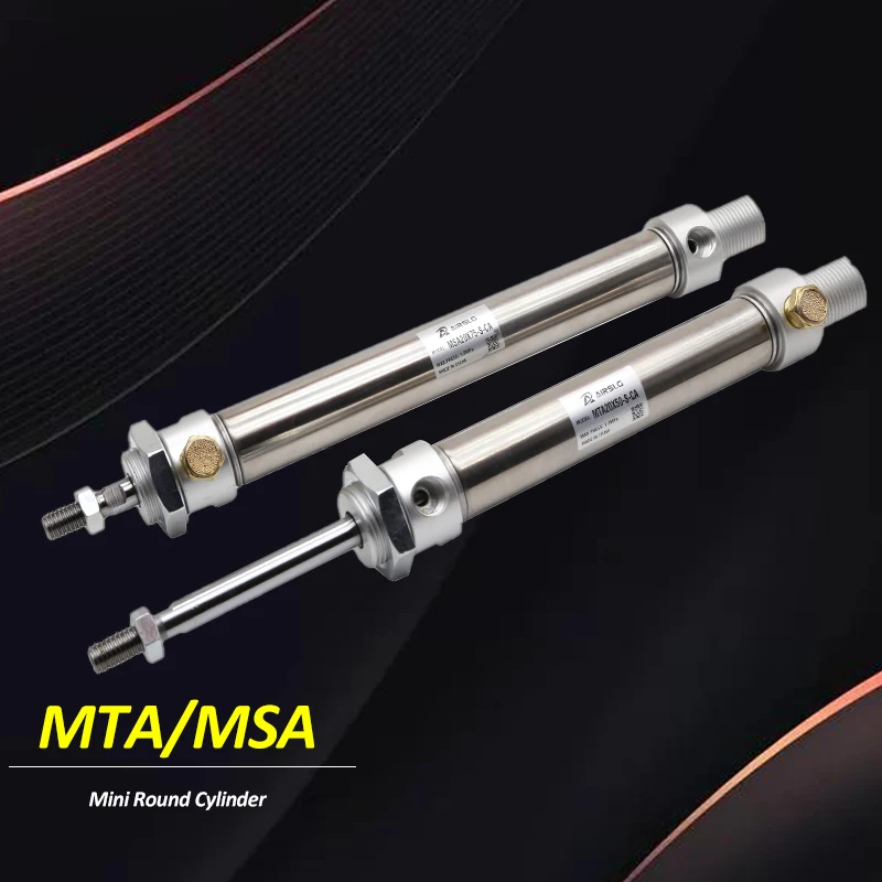 MSA Spring return MTA Spring entend mini round cylinder with spring Single acting bore16 20 25 32 40mm stroke 10-150mm
MSA Spring return MTA Spring entend mini round cylinder with spring Single acting bore16 20 25 32 40mm stroke 10-150mm