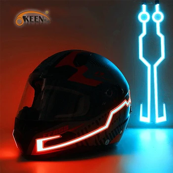 Okeen 10 sets Motorcycle Helmet LED Light Strip Sticker DIY Black Helmet LED Light Motorbike Night Safety Reflective Strip Lamp
Okeen 10 sets Motorcycle Helmet LED Light Strip Sticker DIY Black Helmet LED Light Motorbike Night Safety Reflective Strip Lamp