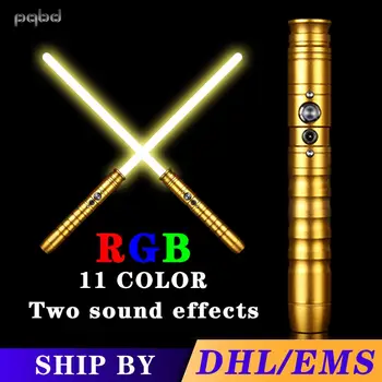 pqbd 11 color change Lightsaber Flashing LED Luminous Lamp RGB Lightsaber Replica Cosplay Light Sword for Children Toys
pqbd 11 color change Lightsaber Flashing LED Luminous Lamp RGB Lightsaber Replica Cosplay Light Sword for Children Toys