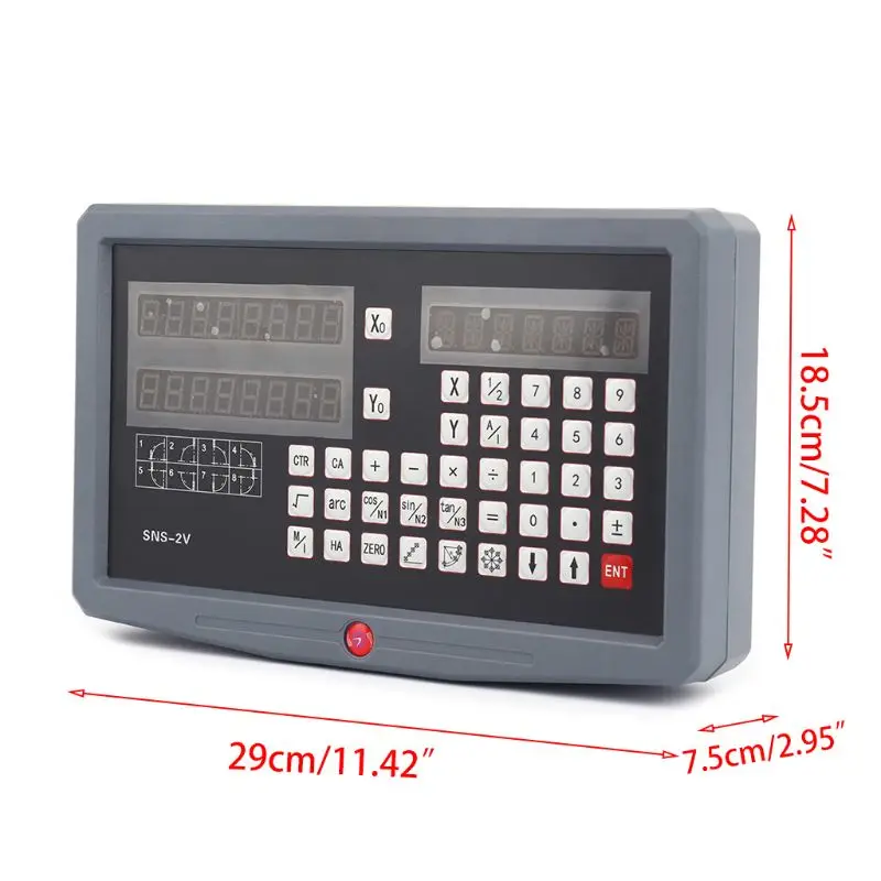 SNS-2V Complete DRO Kit 2 Axis Digital Readout Display 3 PCS Set Linear Scales N1HF
SNS-2V Complete DRO Kit 2 Axis Digital Readout Display 3 PCS Set Linear Scales N1HF