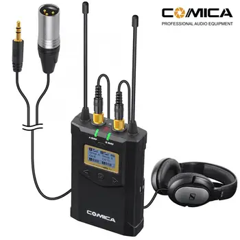 New Comica WM100 Plus UHF 48-Channel Wireless Microphone System Transmitter Receiver Kit
New Comica WM100 Plus UHF 48-Channel Wireless Microphone System Transmitter Receiver Kit
