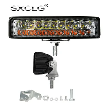 SXCLG LED Car Work Light 54W 6000K 4300K 2 Colors Spot Beam LED Light Bar Daytime Running Light 12V 24V for Offroad ATV SUV Auto
SXCLG LED Car Work Light 54W 6000K 4300K 2 Colors Spot Beam LED Light Bar Daytime Running Light 12V 24V for Offroad ATV SUV Auto