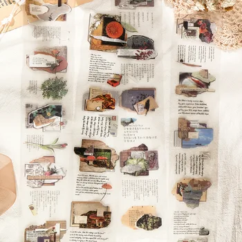 1 Sheet Matte PET Vintage Masking Tape Ins Style Transparent Landscape Plant Wide Washi Tape DIY Journal Material Decoration 
1 Sheet Matte PET Vintage Masking Tape Ins Style Transparent Landscape Plant Wide Washi Tape DIY Journal Material Decoration