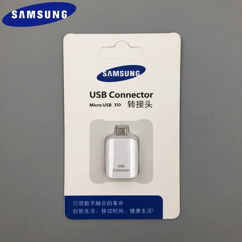 Original Samsung Micro USB OTG Adapter Pen drive/Keyboard/Mouse/U Disk Data Converter For Galaxy S6 S7 Edge J3 J5 J7 C5 C7 C9
Original Samsung Micro USB OTG Adapter Pen drive/Keyboard/Mouse/U Disk Data Converter For Galaxy S6 S7 Edge J3 J5 J7 C5 C7 C9