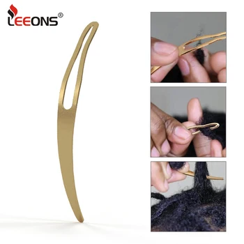 

Leeons Gold Dreadlock Interlocking Needles Locs Sisterlock Interlocking Needles Dreadlocks Crochet Braids Hook For Making Wigs