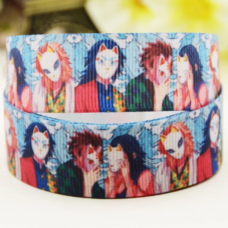 7/8 "(22 мм) цепочка из бисера с принтом мультфильма корсажная лента вечерние