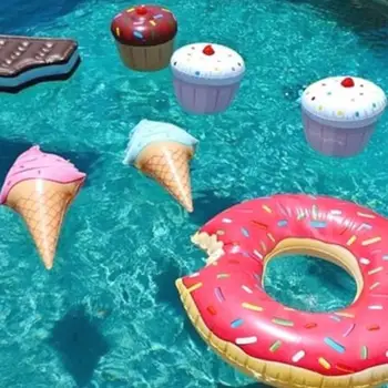 1pcs Pool Float Water Fun Toys Swim Ring Ice Cream Shaped Inflatable Float Pool Tool Children Game Toy Party Decorations
1pcs Pool Float Water Fun Toys Swim Ring Ice Cream Shaped Inflatable Float Pool Tool Children Game Toy Party Decorations