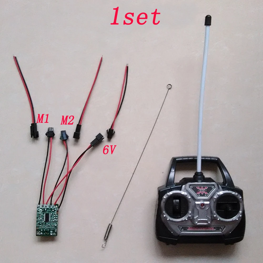 1set 30M Controlling Distance 4CH Remote Controller 6V Receiver Board fr DIY Toy Model RC Transmitter Receiving Connection Cable
1set 30M Controlling Distance 4CH Remote Controller 6V Receiver Board fr DIY Toy Model RC Transmitter Receiving Connection Cable