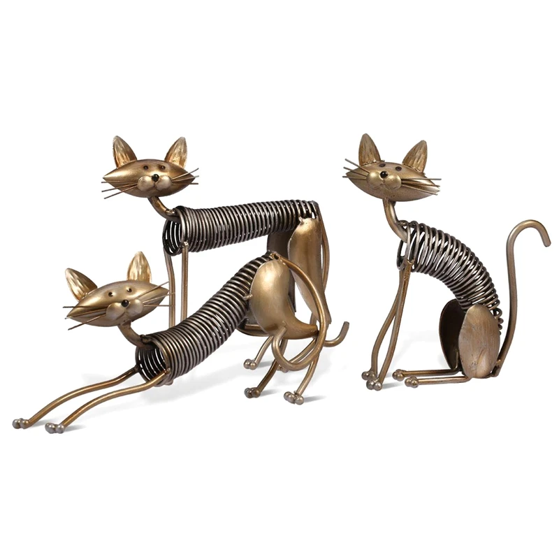 Metal Statue Iron Art Decoration Cat Shape Crafts Making Statue Art Deco Modern Home Decoration 3 Pack
Metal Statue Iron Art Decoration Cat Shape Crafts Making Statue Art Deco Modern Home Decoration 3 Pack