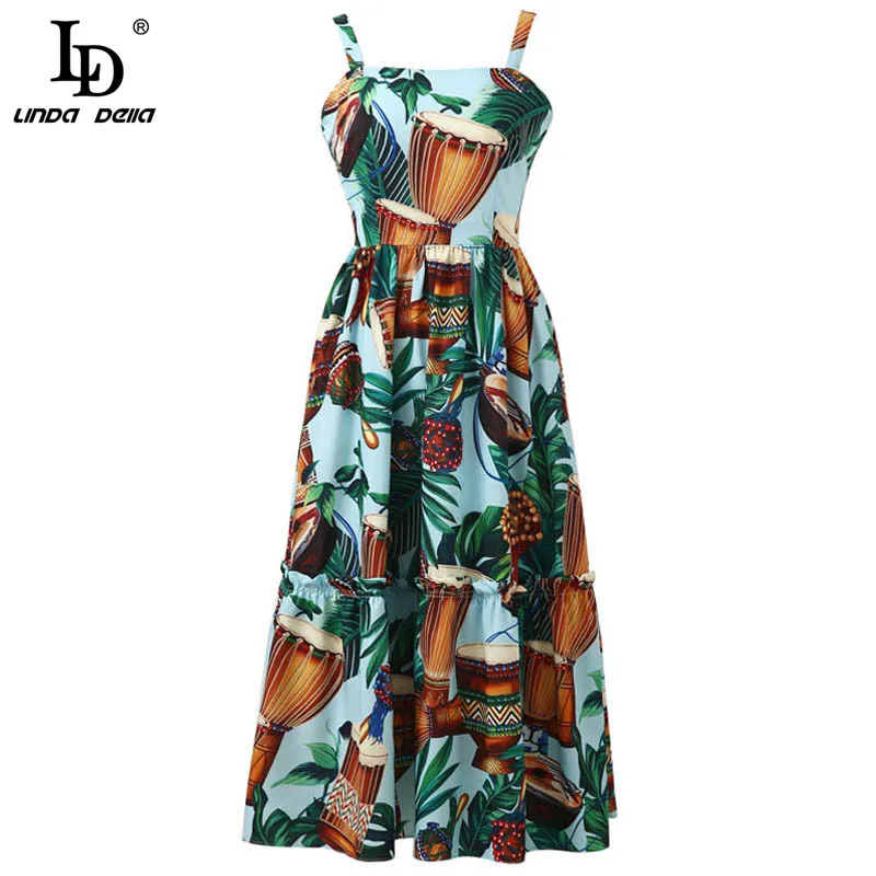 LD LINDA DELLA Summer Fashion Runway Dress Women Slim Was thin Dress Sexy Slash Neck Draped Bohemian Ladies Midi Dresses
LD LINDA DELLA Summer Fashion Runway Dress Women Slim Was thin Dress Sexy Slash Neck Draped Bohemian Ladies Midi Dresses
