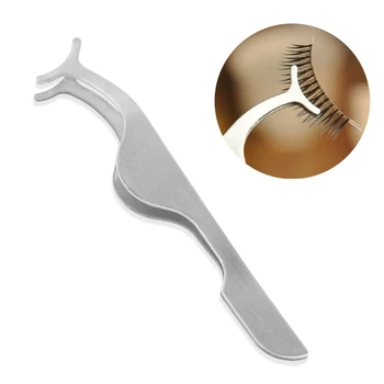 Silver False Eyelash Curler Fake Eye Lash Applicator Auxiliary Clip Clamp Lashes Extension Tweezers Makeup Forceps Tools
Silver False Eyelash Curler Fake Eye Lash Applicator Auxiliary Clip Clamp Lashes Extension Tweezers Makeup Forceps Tools