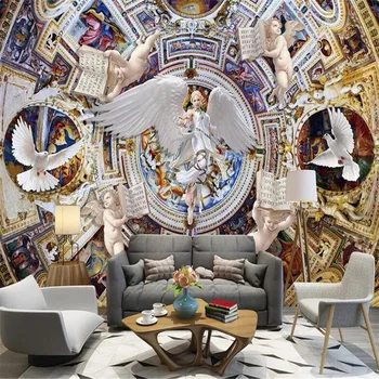 milofi custom 3D wallpaper mural European mythical angel ceiling ceiling mural oil painting background wallpaper mural
milofi custom 3D wallpaper mural European mythical angel ceiling ceiling mural oil painting background wallpaper mural