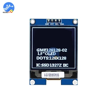 1.5 inch oled display module 128x128 screen led module display OLED screen IIC interface SSD1327 1.5 inch color oled LCD
1.5 inch oled display module 128x128 screen led module display OLED screen IIC interface SSD1327 1.5 inch color oled LCD