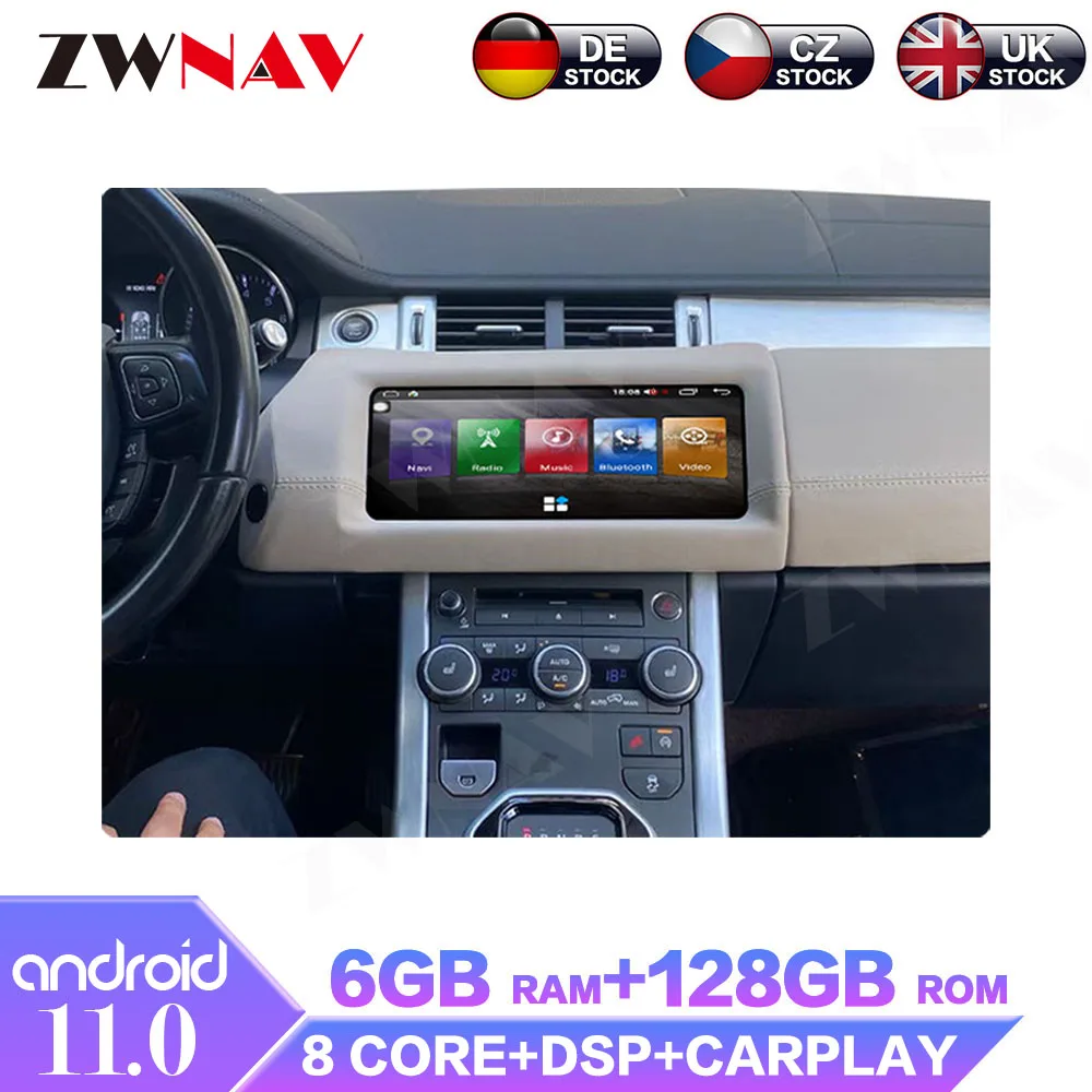 12.3“ IPS Screen Android 11 6+128GB For Land Rover Evoque 2014-2018 Car Multimedia Radio GPS Navi Player Wireless CarPlay 8-core
12.3“ IPS Screen Android 11 6+128GB For Land Rover Evoque 2014-2018 Car Multimedia Radio GPS Navi Player Wireless CarPlay 8-core