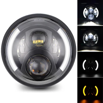 H4 H13 7.5 Inch LED headlight Motorcycle Headlamp w/ High&Low Beam & DRL & Turn Signal Light For Honda Kawasaki Cafer Racer BMW
H4 H13 7.5 Inch LED headlight Motorcycle Headlamp w/ High&Low Beam & DRL & Turn Signal Light For Honda Kawasaki Cafer Racer BMW