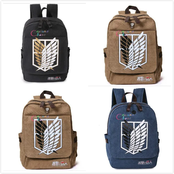 Anime Attack on Titan Backpack Canvas School Student Travel Shoulder Bags Rucksack Cosplay Prop
Anime Attack on Titan Backpack Canvas School Student Travel Shoulder Bags Rucksack Cosplay Prop