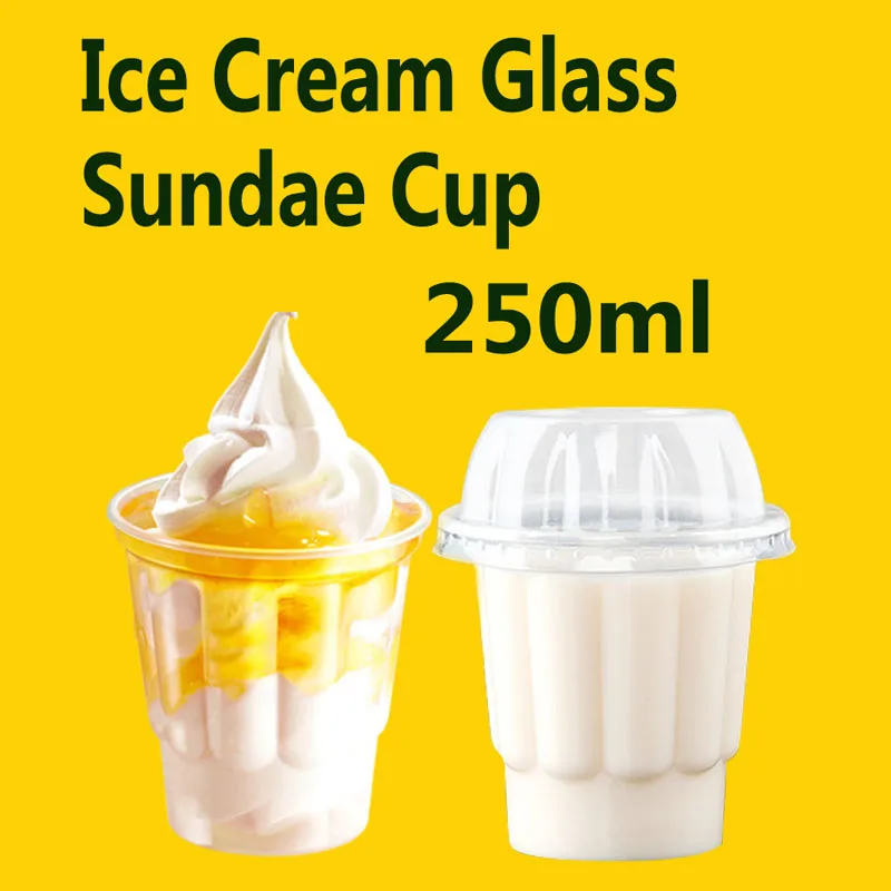 100 set 250ML clear plastic ice cream glass beer Sundae cups pudding containers icecream yogurt Milk lids fruit salad party cup
100 set 250ML clear plastic ice cream glass beer Sundae cups pudding containers icecream yogurt Milk lids fruit salad party cup