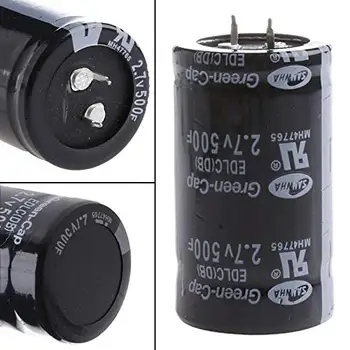 Super Farad Capacitor 2.7V 500F 35*60MM Capacitors Through Hole General Purpose 2.7V500F Capacitors Two Feet
Super Farad Capacitor 2.7V 500F 35*60MM Capacitors Through Hole General Purpose 2.7V500F Capacitors Two Feet
