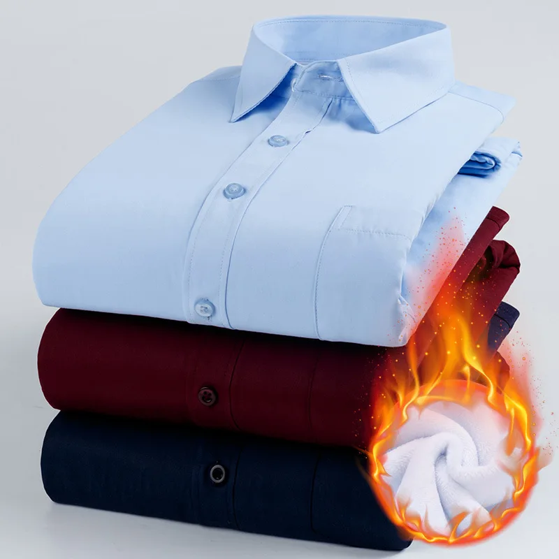 Men'sBrushedand Thick Long-Sleeved Shirt Business Professional Tooling Warm Men's Slim Men's Shirt Mens Dress Shirts Men's Shirt
Men'sBrushedand Thick Long-Sleeved Shirt Business Professional Tooling Warm Men's Slim Men's Shirt Mens Dress Shirts Men's Shirt