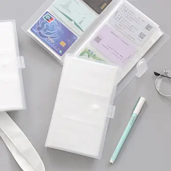 240 Slots Transparent PP Cover Business Card Book Large Capacity ID Holders Ticket Collection Clip
240 Slots Transparent PP Cover Business Card Book Large Capacity ID Holders Ticket Collection Clip