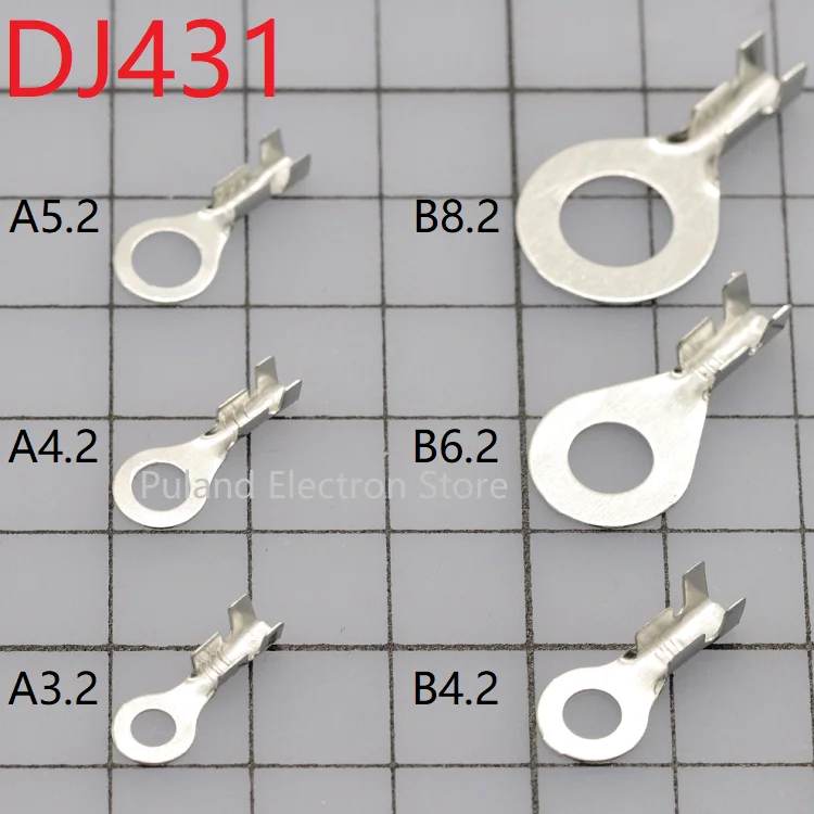 5pcs DJ431 A3.2 A4.2 A5.2 B4.2 B6.2 B8.2 Wire End Lug Terminal O Ring Bare Copper Cold Press Circular Splice Crimp Cable Connect
5pcs DJ431 A3.2 A4.2 A5.2 B4.2 B6.2 B8.2 Wire End Lug Terminal O Ring Bare Copper Cold Press Circular Splice Crimp Cable Connect