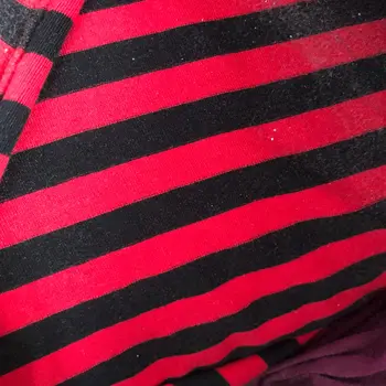 1cm wide Double Color Stripe Printed red black christmas jersey DIY soft baby kid Clothing stretch cotton fabric
1cm wide Double Color Stripe Printed red black christmas jersey DIY soft baby kid Clothing stretch cotton fabric