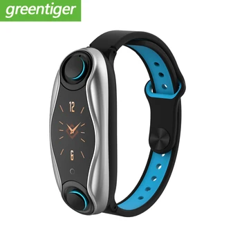 T90 Fitness Bracelet IP67 Waterproof Bluetooth with WirelessEarphones Smart Watch for Android IOS Phone Wome Men Smart Band
T90 Fitness Bracelet IP67 Waterproof Bluetooth with WirelessEarphones Smart Watch for Android IOS Phone Wome Men Smart Band