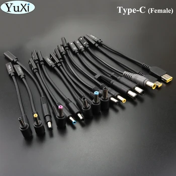 YuXi USB 3.1 Type C USB C Laptop Charger Power Adapter Converter USB Type C Female to 7.9*5.0 4.0*1.35 5.5*2.5 mm Dc Plug Jack
YuXi USB 3.1 Type C USB C Laptop Charger Power Adapter Converter USB Type C Female to 7.9*5.0 4.0*1.35 5.5*2.5 mm Dc Plug Jack