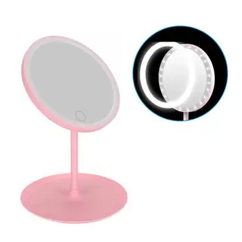Portable LED Makeup Hand Mirror USB Detachable LED Light Round Makeup Glass Travel Vanity Mirror with Base Makeup Mirror Lights
Portable LED Makeup Hand Mirror USB Detachable LED Light Round Makeup Glass Travel Vanity Mirror with Base Makeup Mirror Lights