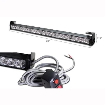 White Amber 24 LED 27" Emergency Traffic Advisor Flash Strobe Light Bar Warning
White Amber 24 LED 27" Emergency Traffic Advisor Flash Strobe Light Bar Warning