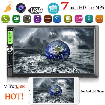 7inch 2 DIN Car Radio Stereo Player Touchable Bluetooth MP5 Player +Phone Link Handsfree FM Radio
7inch 2 DIN Car Radio Stereo Player Touchable Bluetooth MP5 Player +Phone Link Handsfree FM Radio
