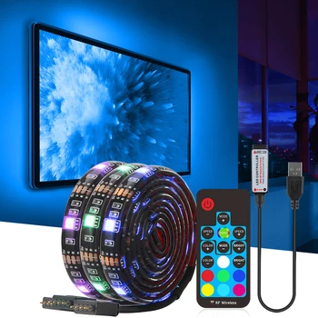 RGB 5050 USB LED Strip 5V Ribbon Flexible Led Light Strip mini 3Keys 17 Keys Remote TV Background Lighting 50CM 1M 2M
RGB 5050 USB LED Strip 5V Ribbon Flexible Led Light Strip mini 3Keys 17 Keys Remote TV Background Lighting 50CM 1M 2M