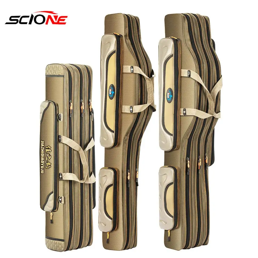 100/110//120cm Canvas Foldable Fishing Rod Reel Fishing Tackle Bag 2/3 Layers Multifunction Belly Portable Fishing Pouch X162G
100/110//120cm Canvas Foldable Fishing Rod Reel Fishing Tackle Bag 2/3 Layers Multifunction Belly Portable Fishing Pouch X162G