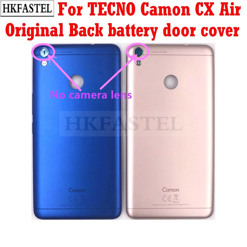 Задняя крышка для TECNO Camon CX Air HKFASTEL оригинальный задняя батарейного отсека|Корпусы