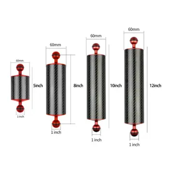 60mm Carbon Fiber Float Buoyancy Aquatic Arm Dual Ball Floating Arm Diving Tray B85B
60mm Carbon Fiber Float Buoyancy Aquatic Arm Dual Ball Floating Arm Diving Tray B85B