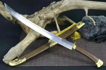 Kung Fu Sword Sharp 60HRC High Manganese Steel Wushu Broadsword Qing Da Dao Can Cut Bamboo
Kung Fu Sword Sharp 60HRC High Manganese Steel Wushu Broadsword Qing Da Dao Can Cut Bamboo
