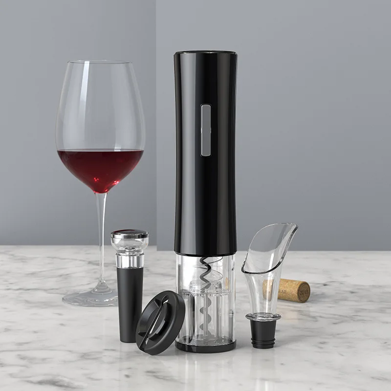 Electric Wine Bottle Openers Set -- Automatic Corkscrew Opener Cordless Puller Combo with Foil Cutter Vacuum Stopper
Electric Wine Bottle Openers Set -- Automatic Corkscrew Opener Cordless Puller Combo with Foil Cutter Vacuum Stopper