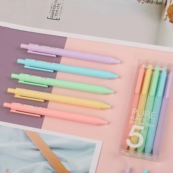 Colorful Cartoon Gel Pens Solid Color Press Pen Frosted Boligrafos De Gel 0.5mm Stylo Kawaii Canetas Gel Student Stationery
Colorful Cartoon Gel Pens Solid Color Press Pen Frosted Boligrafos De Gel 0.5mm Stylo Kawaii Canetas Gel Student Stationery
